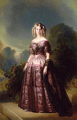 Marie-Caroline Auguste de Bourbon-Siciles - peinte par Franz Xaver Winterhalter - 1846